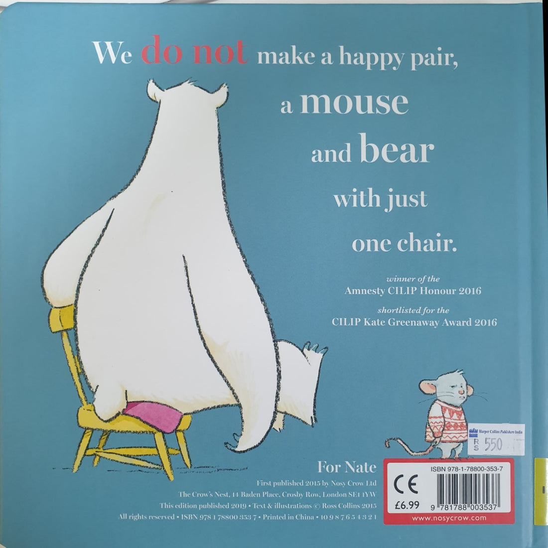 There's A Bear On My Chair (Board Book)