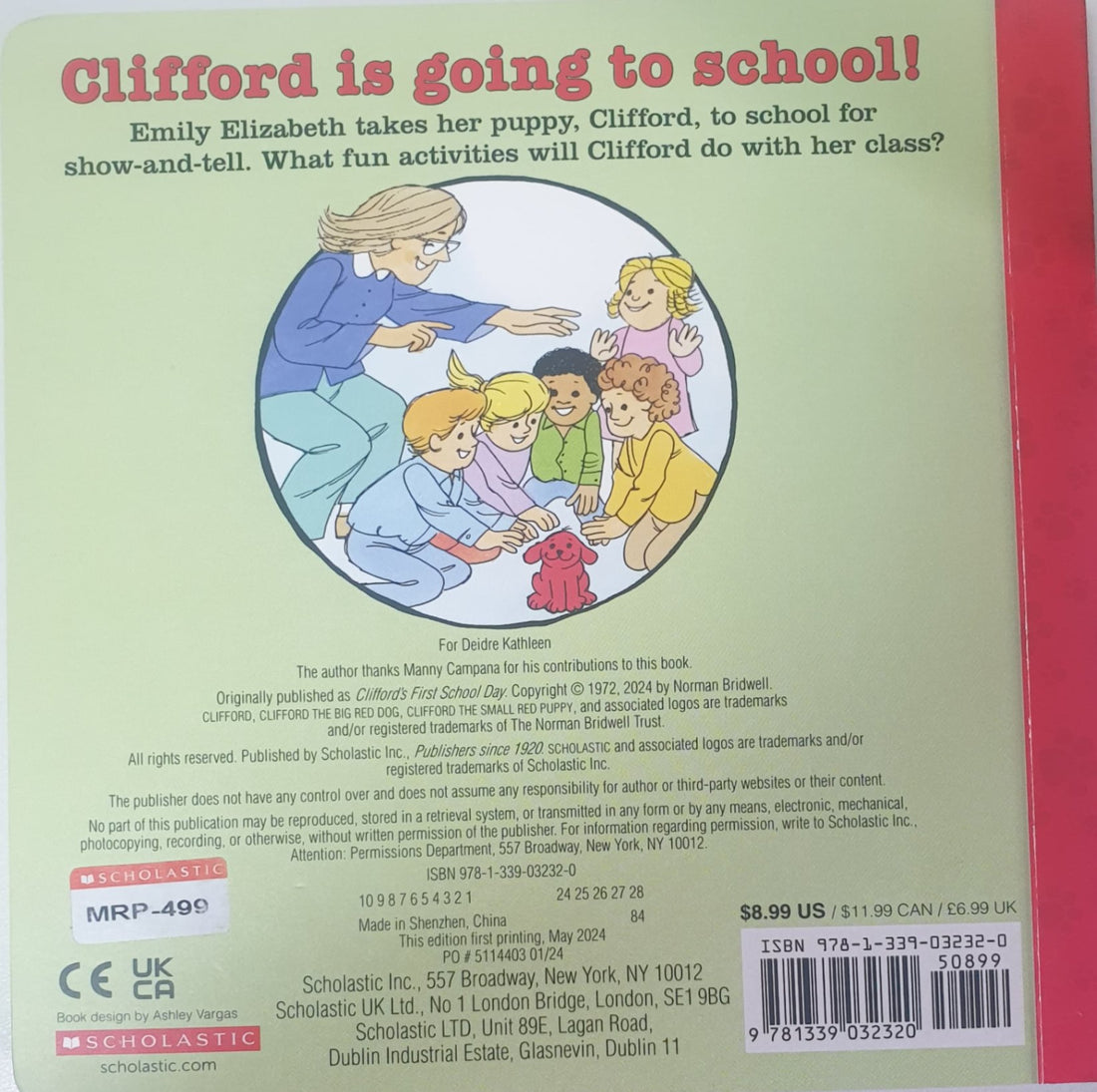 Clifford the Big Red Dog: Clifford's School Day