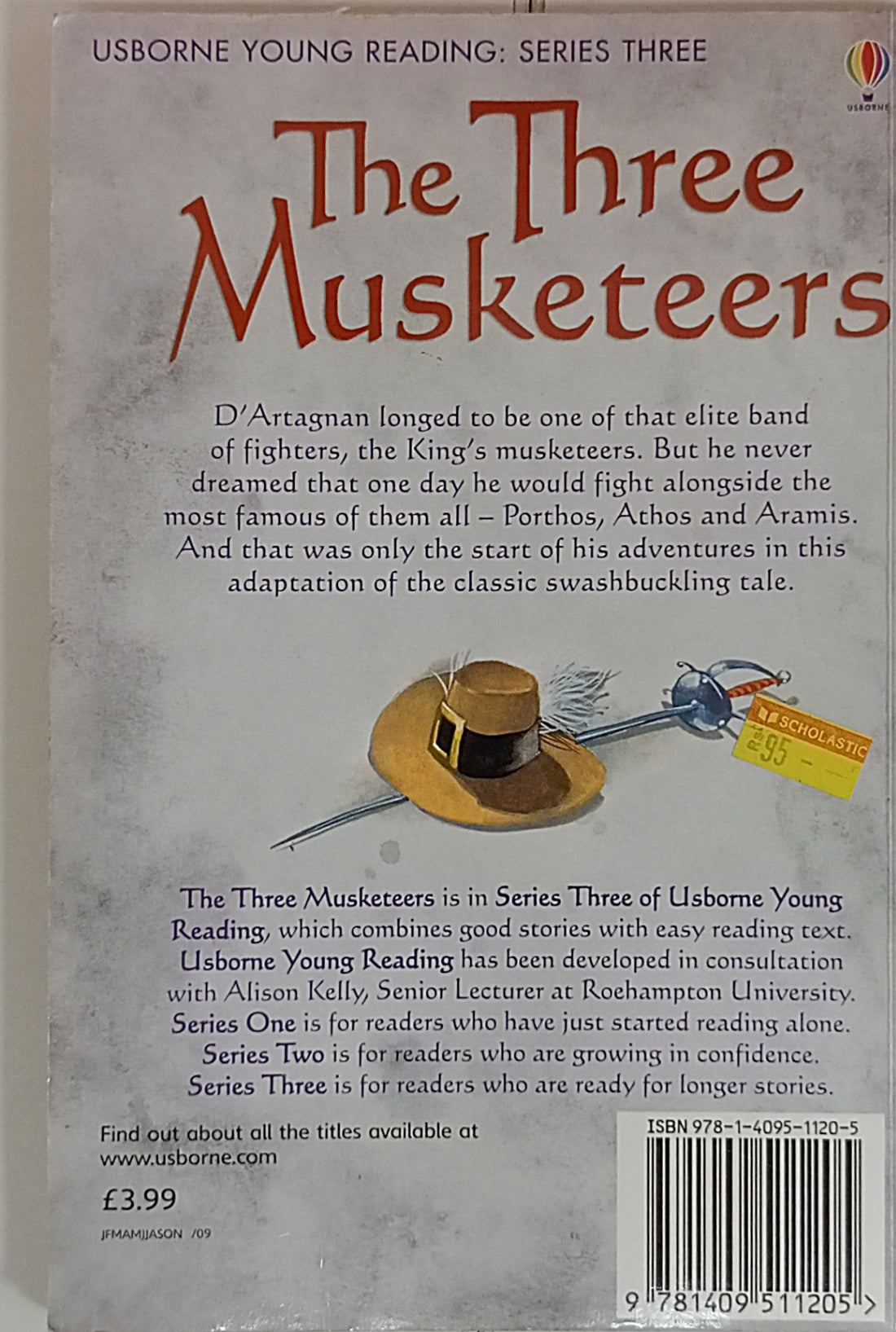 Usborne Young Reading Series Three: The Three Musketeers