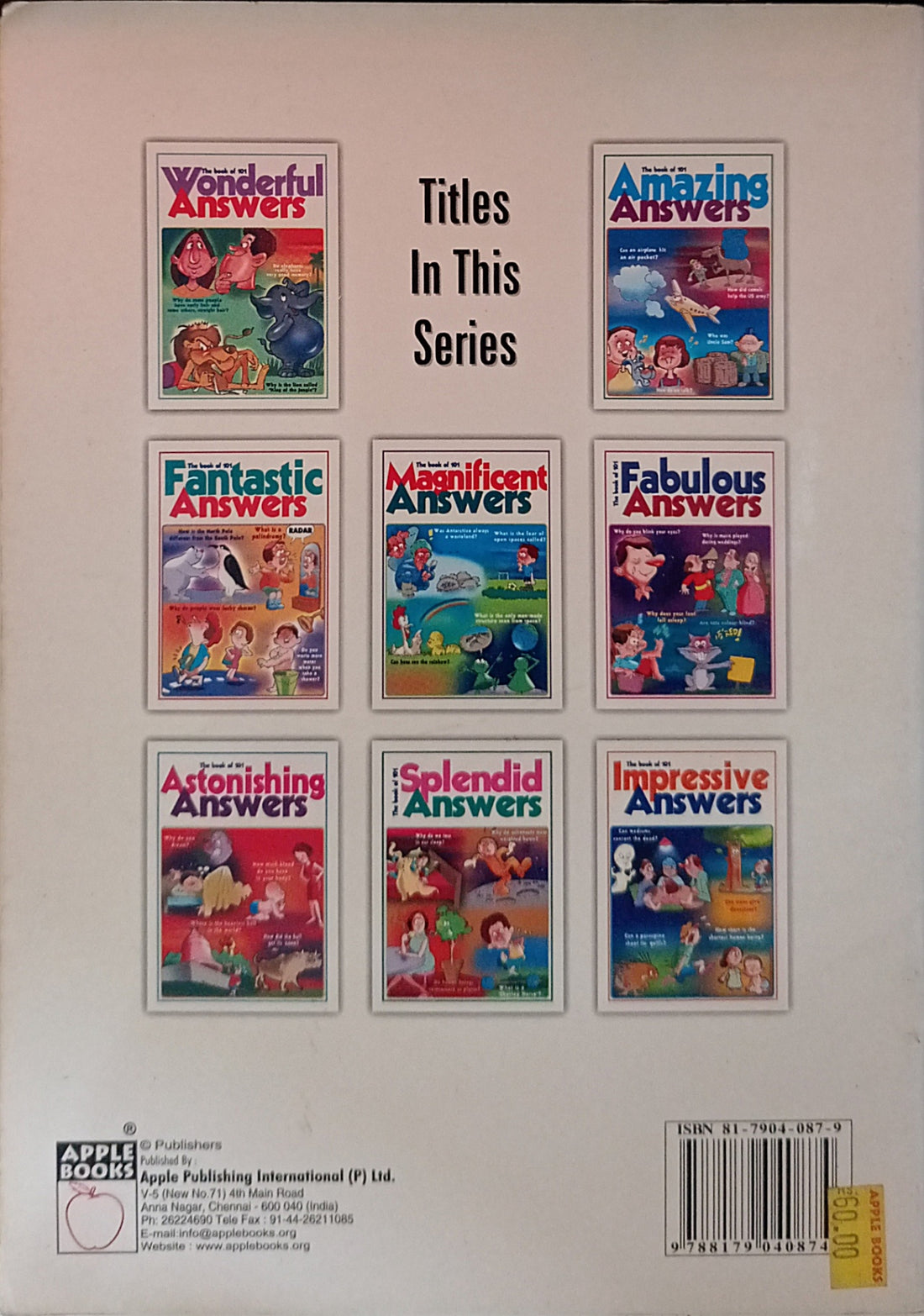 The Book of 101: The Book of 101 Splendid Answers