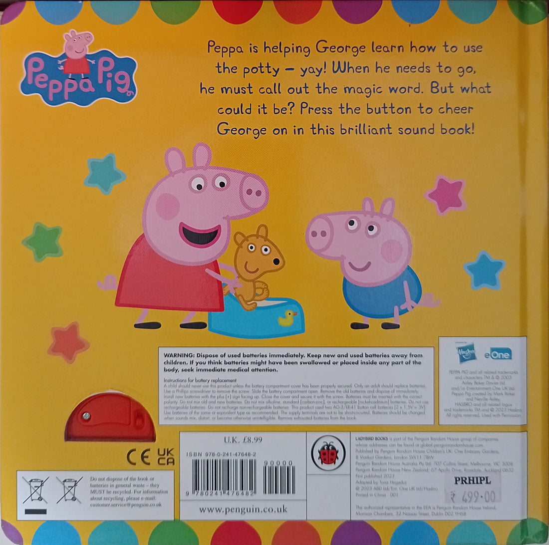 Peppa Pig: George's Potty (Sound Book)