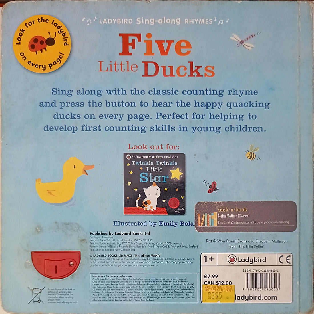 Five Little Ducks (Sound Book)