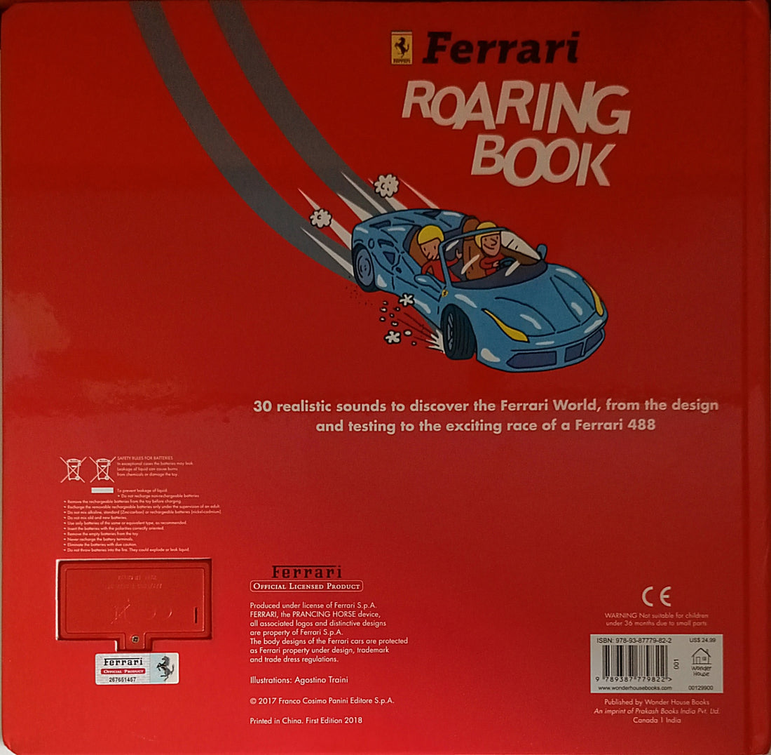 Ferrari Roaring Book (Sound Book)