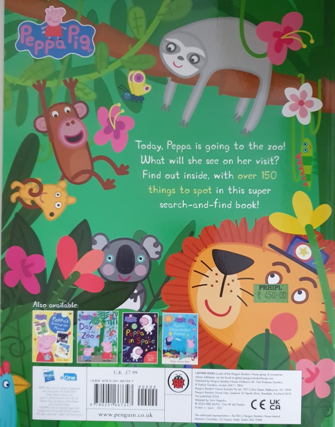 Peppa Pig: Where's Peppa at the Zoo? (A Search-and-Find Book)