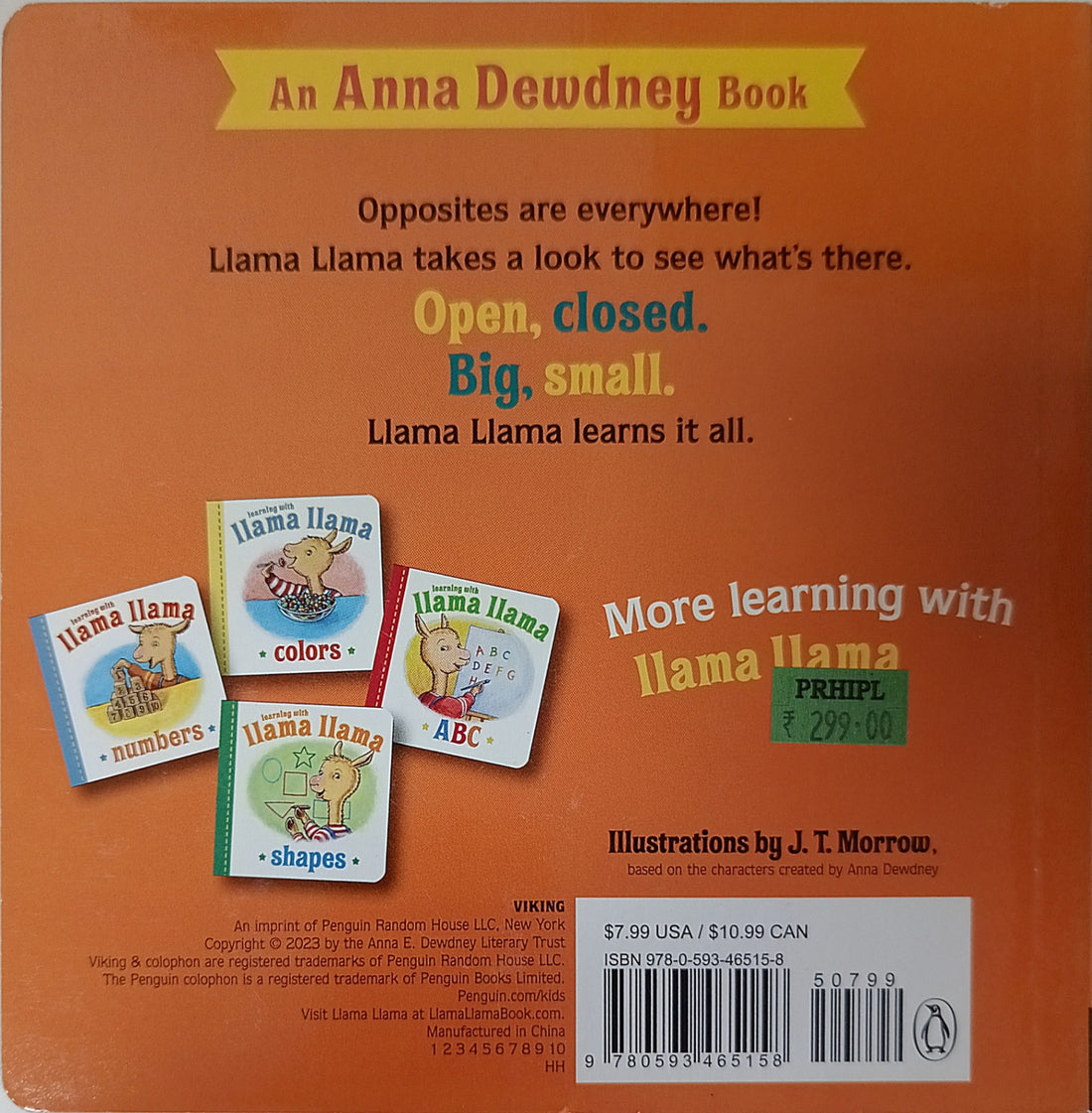 Llama Llama: Learning With Llama Llama Opposites