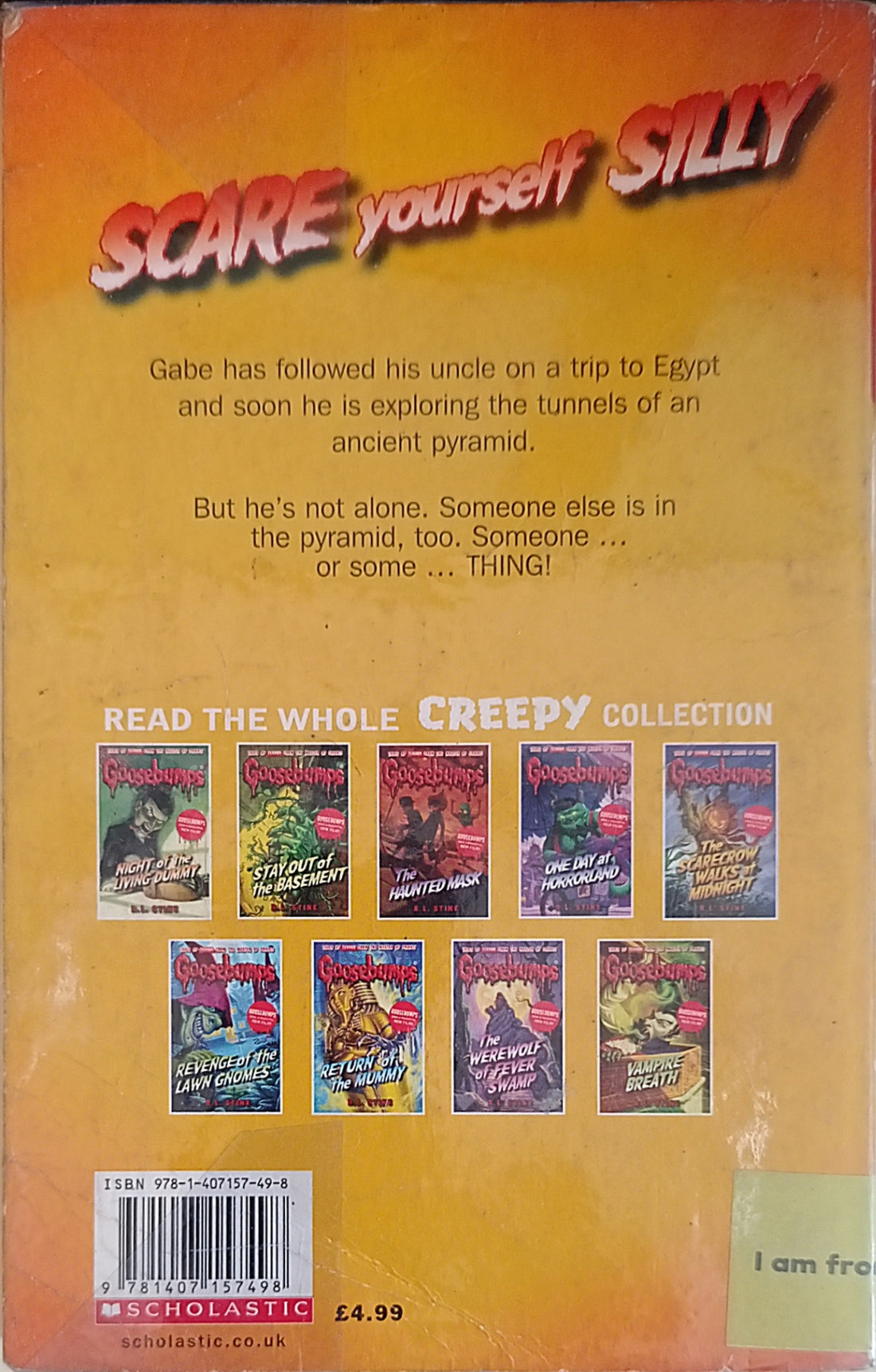 Goosebumps #5 The Curse of the Mummy's Tomb