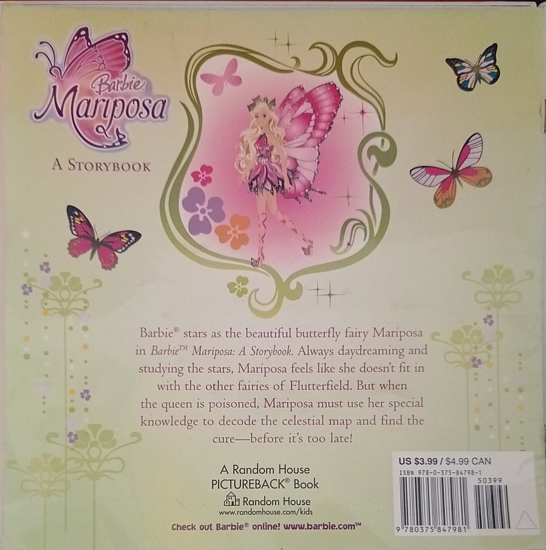 Barbie Mariposa: A Story Book