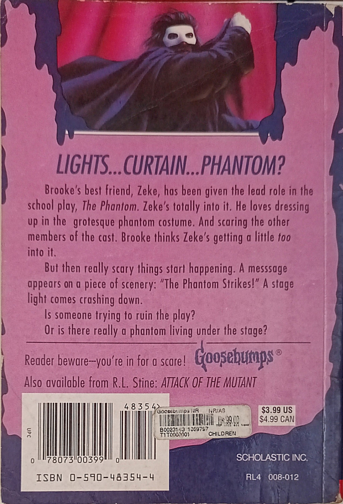 Goosebumps #24 Phantom of the Auditorium