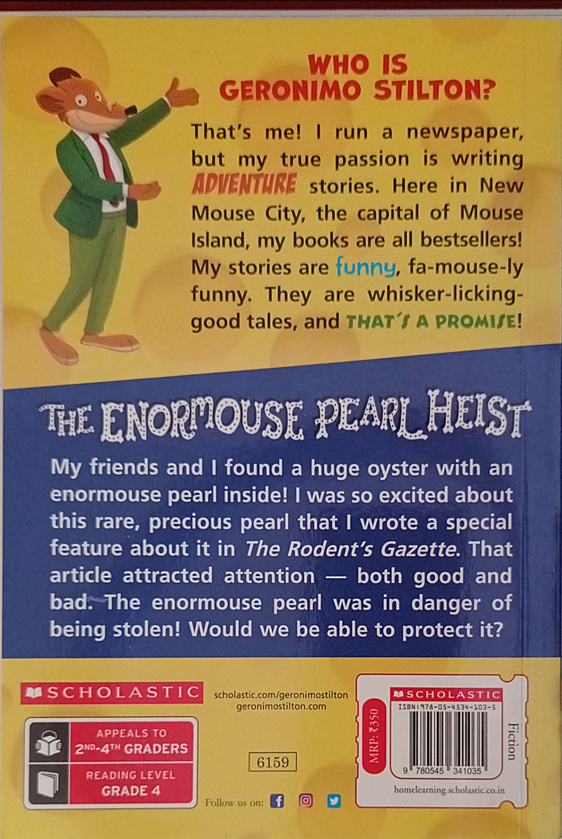 Geronimo Stilton #51 The Enormouse Pearl Heist