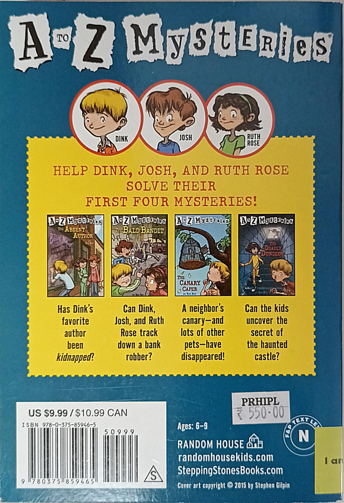 A to Z Mysteries Collection #1 A to Z Mysteries Collection (Four Books in One)