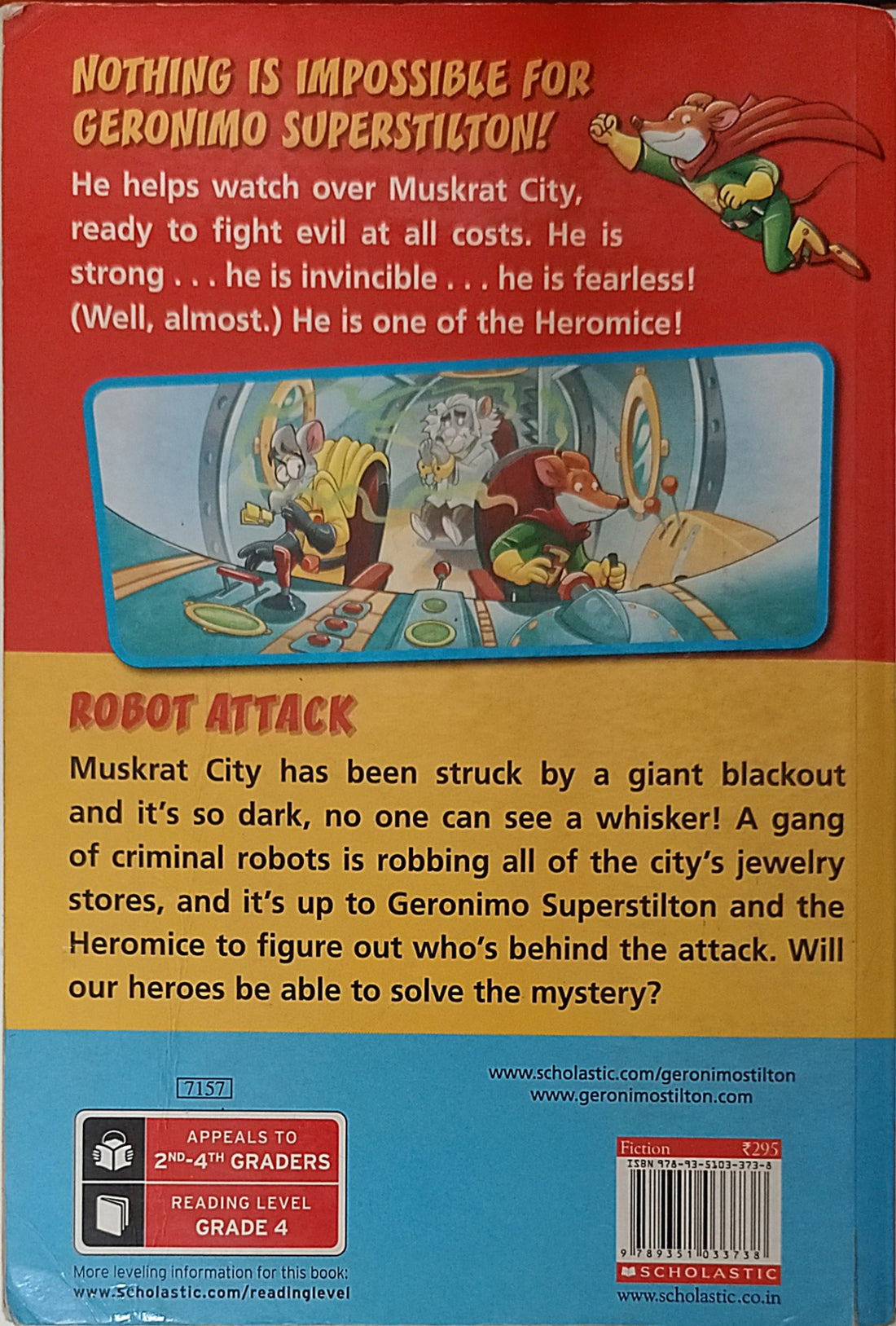 Geronimo Stilton Heromice #2 Robot Attack