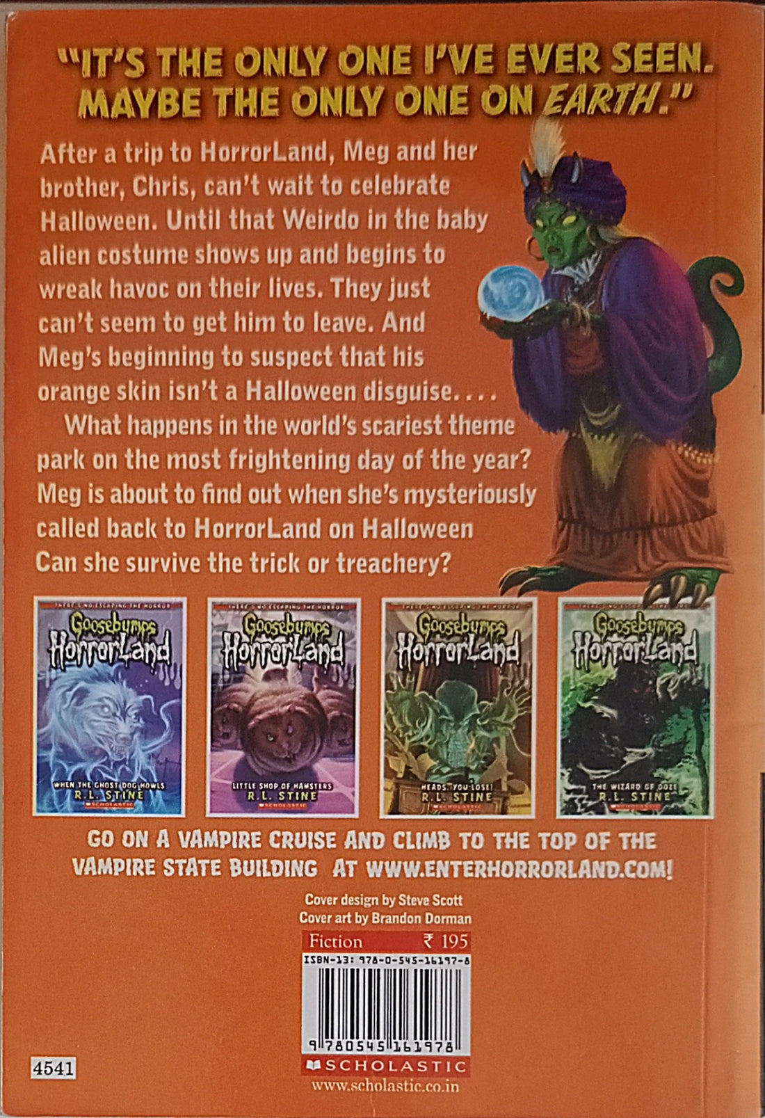 Goosebumps HorrorLand #16 Weirdo Halloween