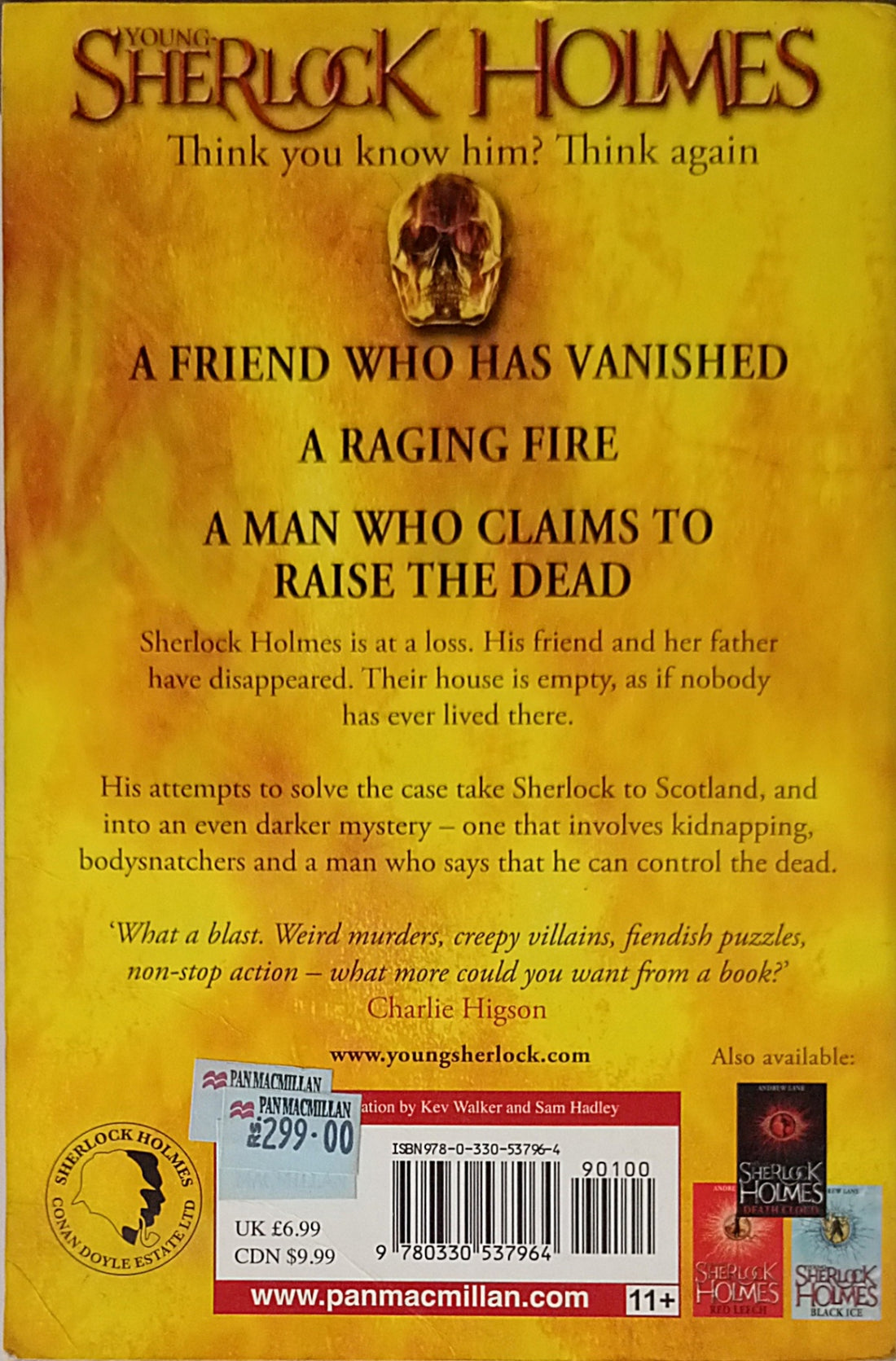 Young Sherlock Holmes #4 Fire Storm