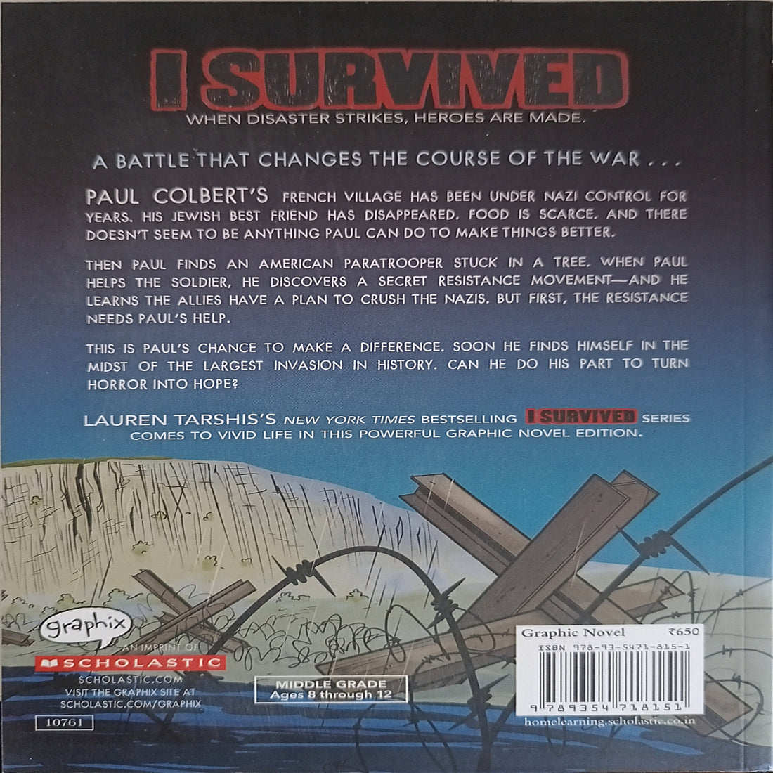I Survived Graphic Novels #9 I Survived the Battle of D-Day, 1944