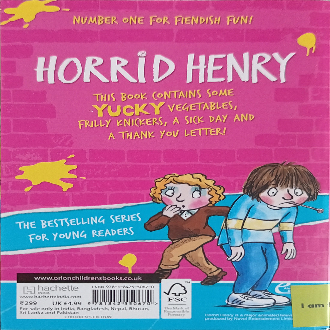 Horrid Henry #11 Underpants Panic
