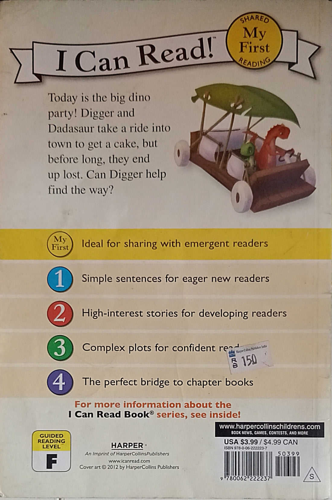 My First I Can Read!: Digger the Dinosaur and the Cake Mistake