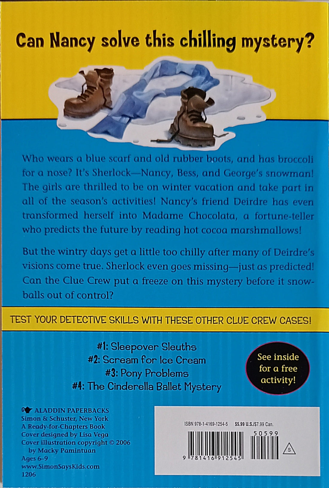 Nancy Drew And the Clue Crew #5 Case Of The Sneaky Snowman