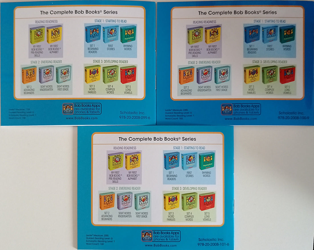 Bob Books Set 5 (Blue) Vol.1,2,3