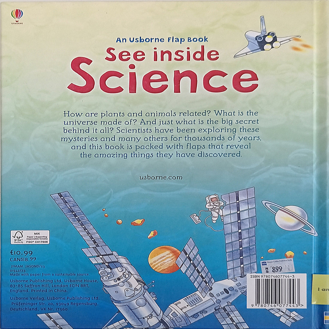 Usborne Flap Books: See Inside Science