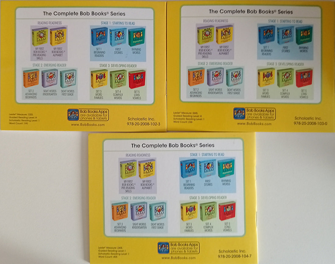 Bob Books Set 5 (Yellow) Vol.4,5,6