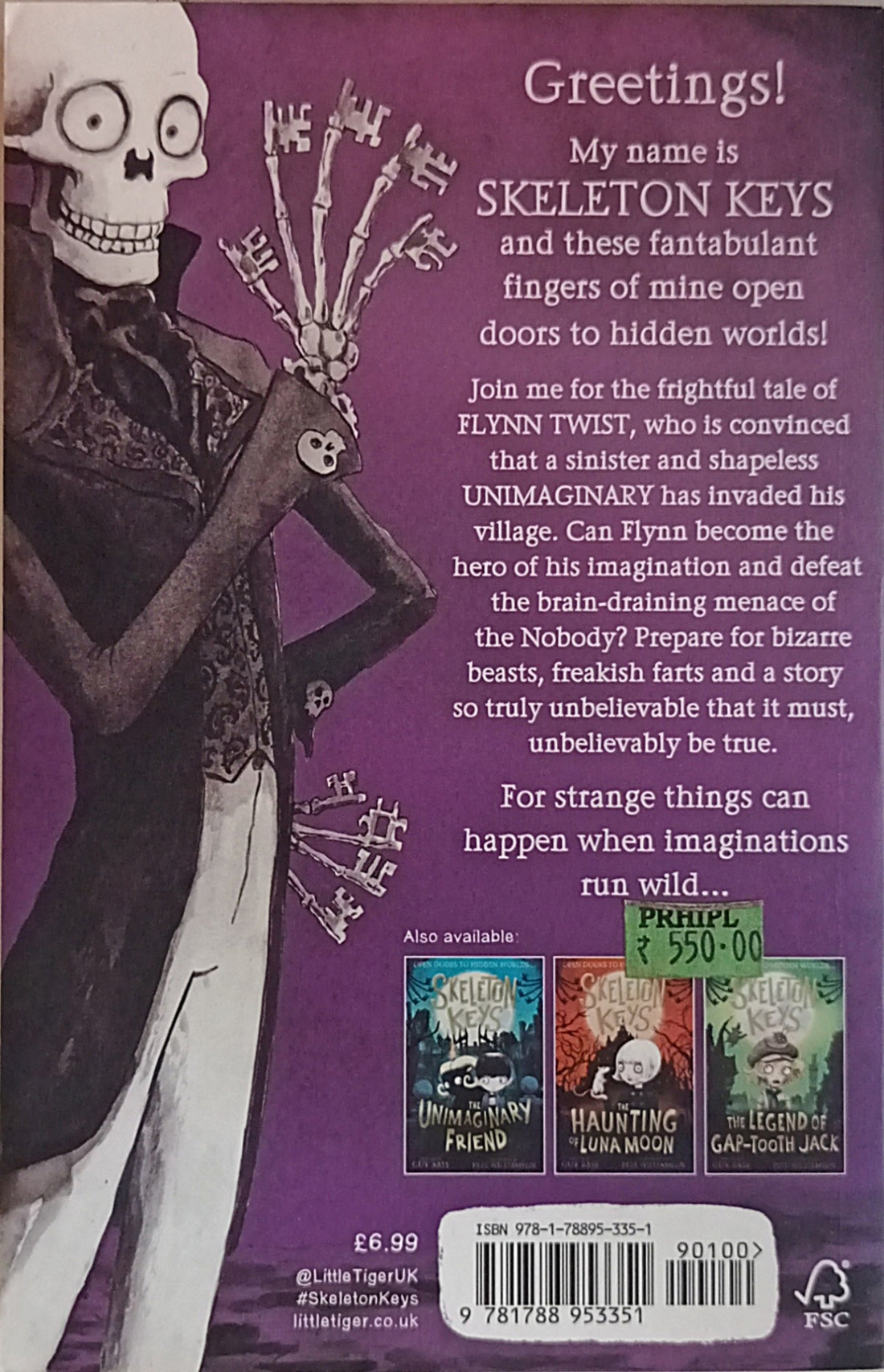 Skeleton Keys #4 The Night of the Nobody