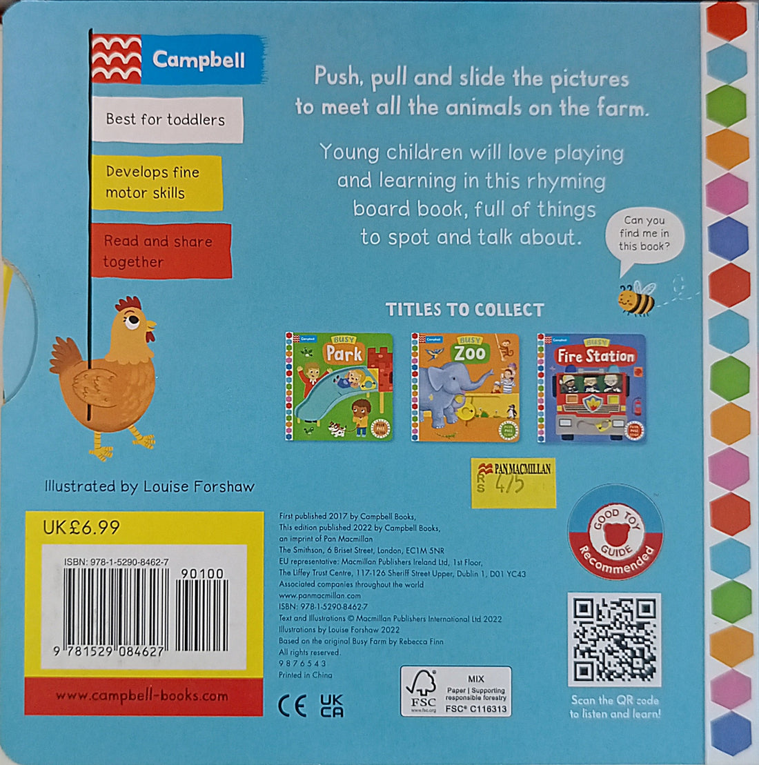 Busy Books: Busy Farm (Push Pull Slide)