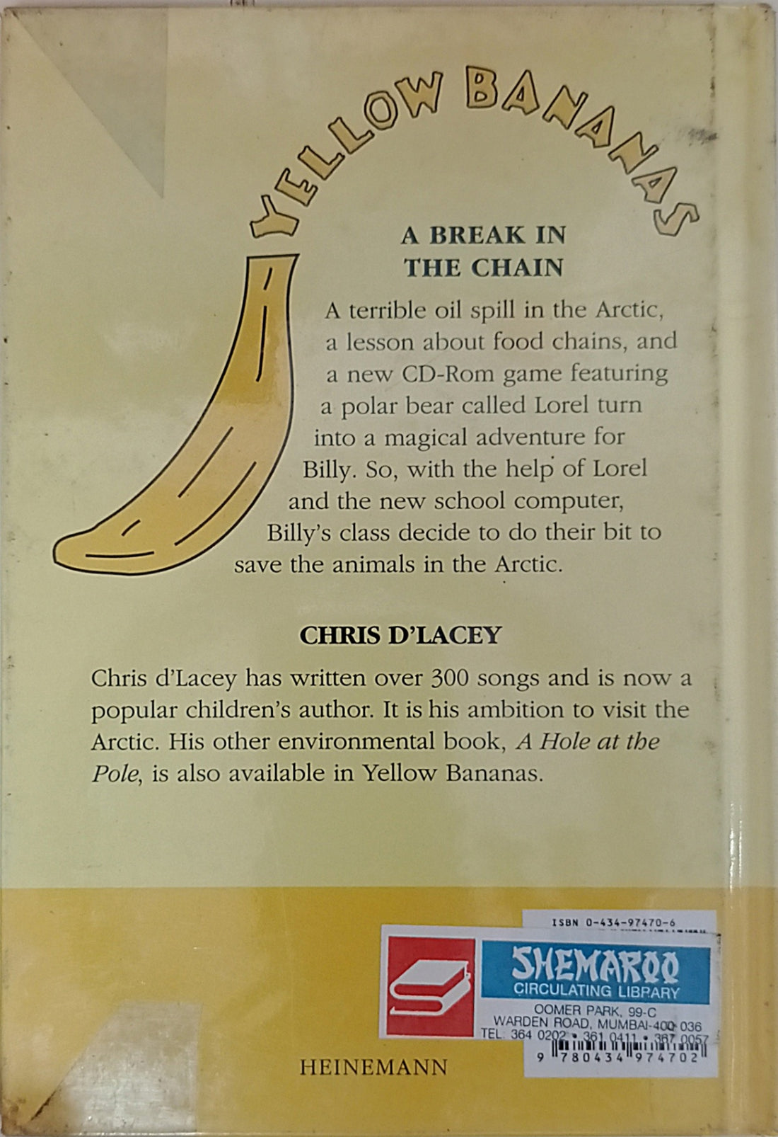 Yellow Banana Books: A Break in the Chain