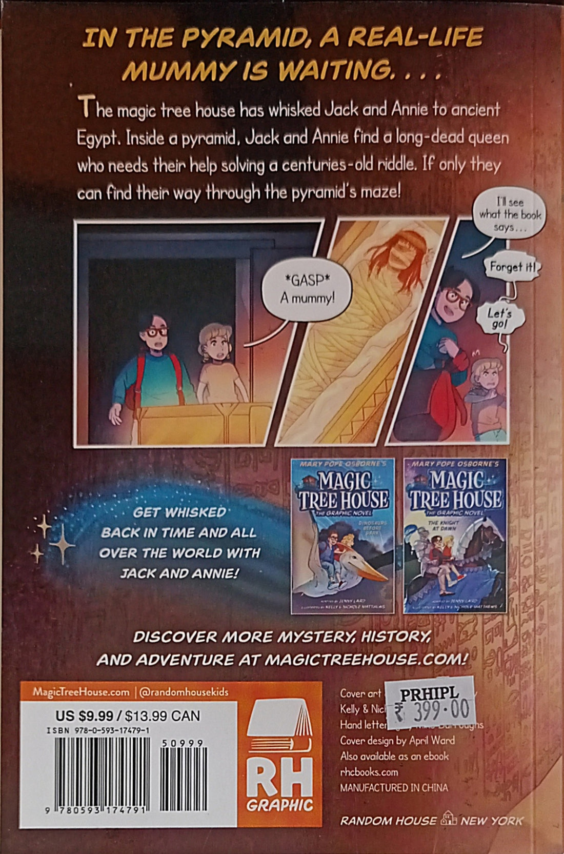 Magic Tree House The Graphic Novel #3 Mummies in the Morning