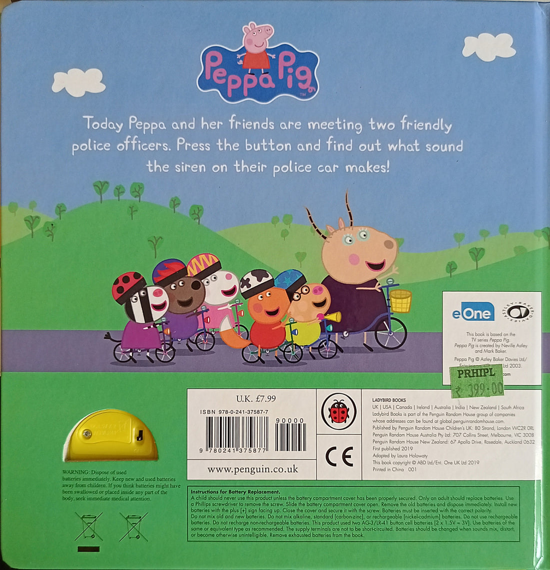Peppa Pig: Peppa and the Police Car (Sound Book)