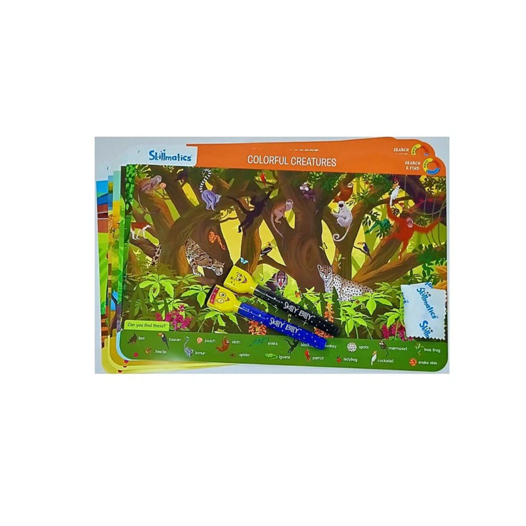 Search & Find Activity Mats- World Of Animal