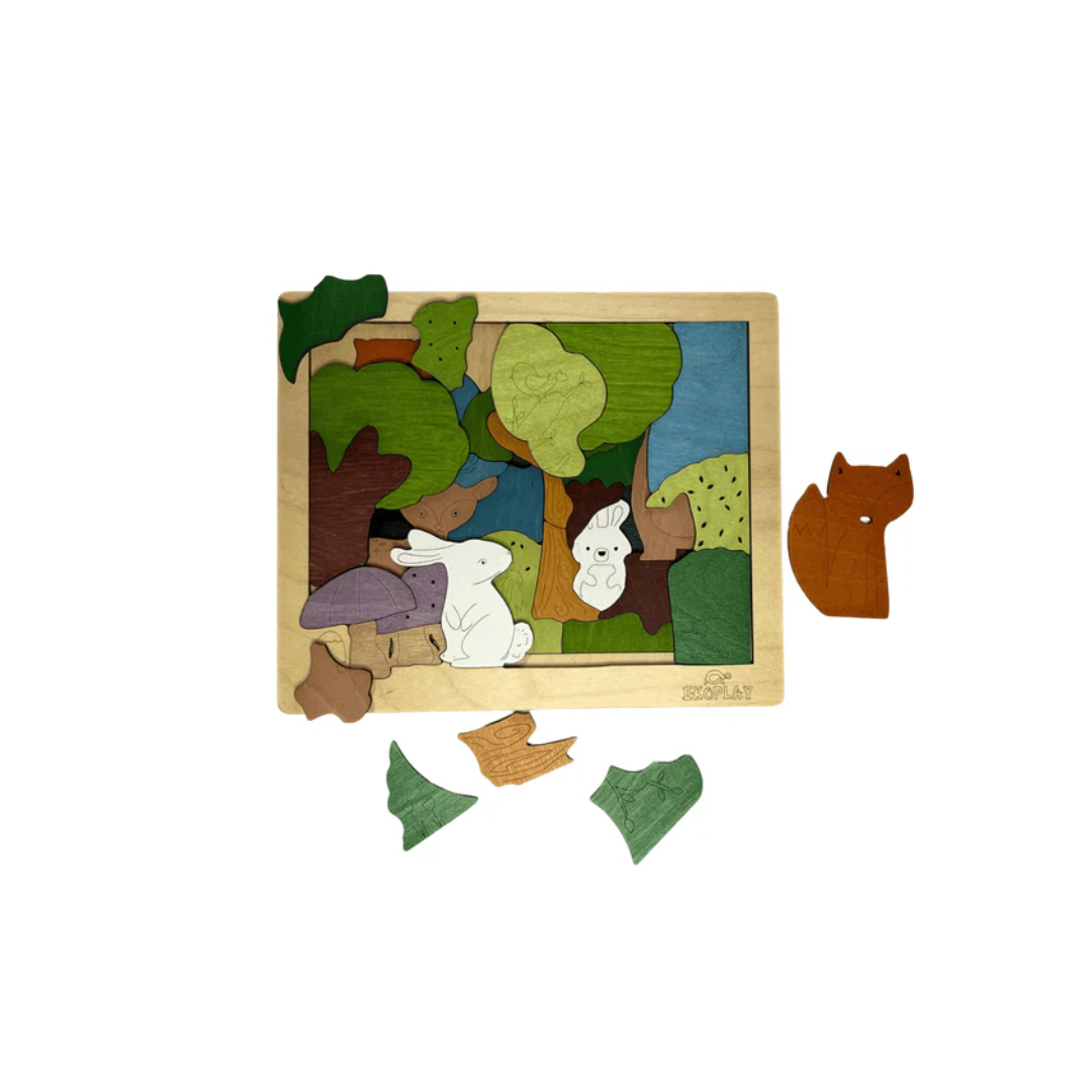 Woodlands 2 Layer Puzzle