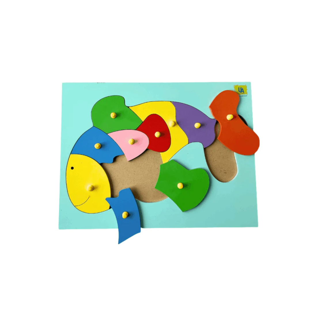 Wooden Puzzle - Fish