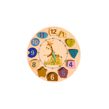 Wooden Learning Clock Puzzle